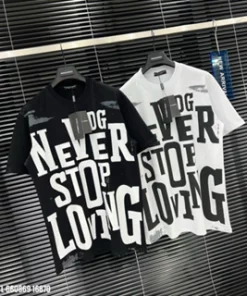 Áo Phông DG Never Stop Loving Thiết Kế Hot Trend Nam Nữ Cực Chất. Áo Thun Unisex Form Rộng Siêu Hot 2024.