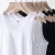 Áo ba lỗ nam vải mát trắng đen cotton mặc trong áo sơ mi trung niên văn phòng thông thoáng sợi bông